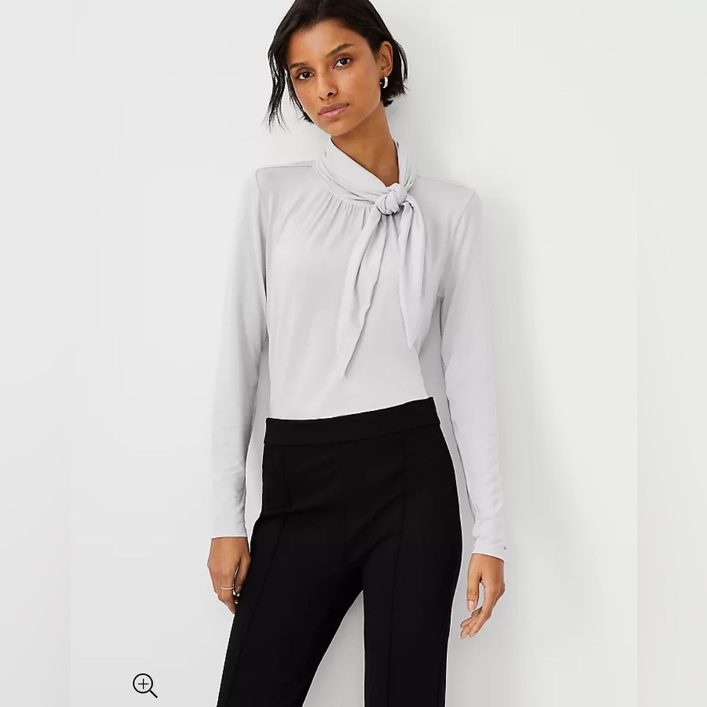 Ann Taylor Tie Neck Top